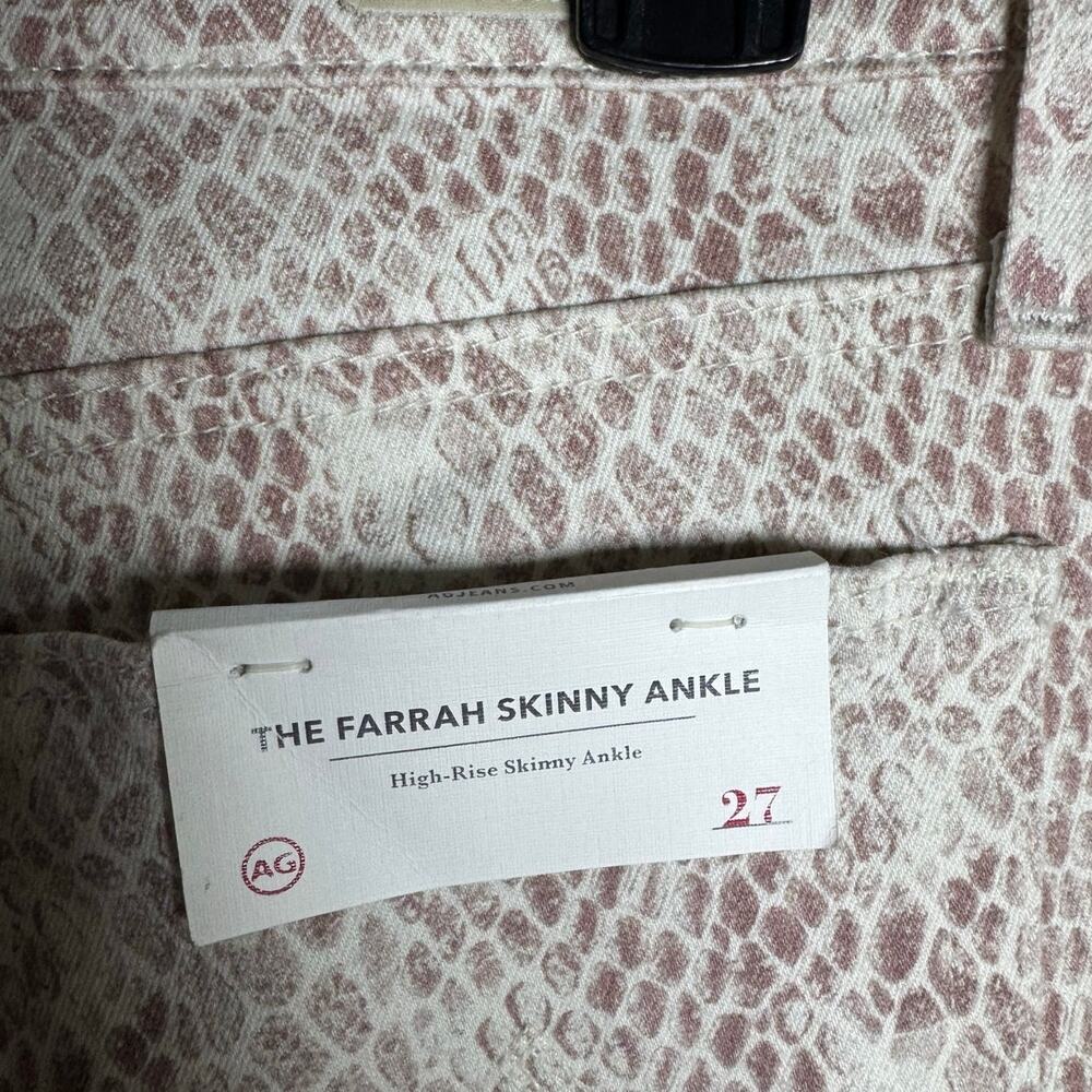 AG ADRIANO GOLDSCHMIED Jeans NWT $198 Farrah Skinny Ankle High Rise Size 27 - Picture 10 of 12